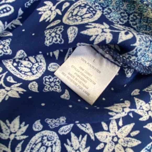 Olive & Oak red white blue top size L - Picture 5 of 6